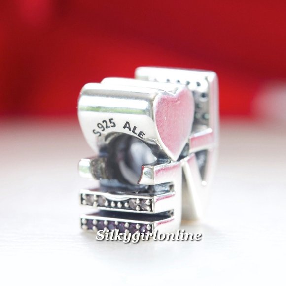 Pandora Rainbow Pavé Love Charm 797189NRPMX - Picture 3 of 4
